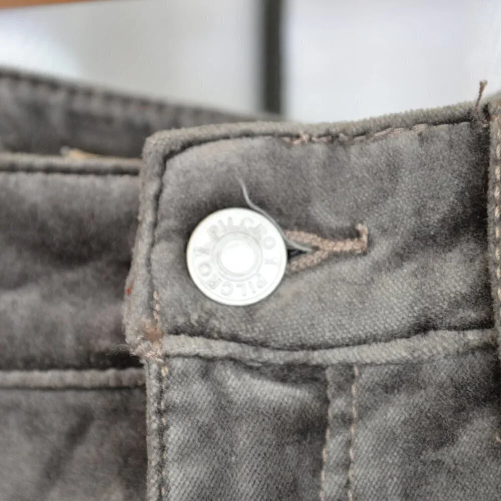 Anthropologie Pilcro Demilune Velvet Flare Pants Sz 28 - Picture 8 of 10